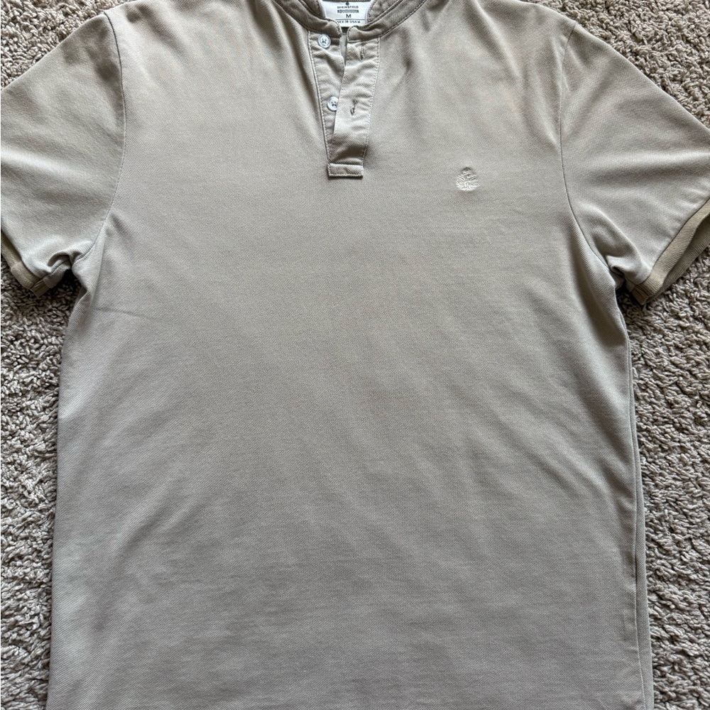 Classic Beige Polo Shirt for Men